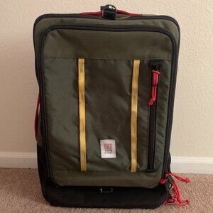 Topo Designs Green and Yellow Travel Bag